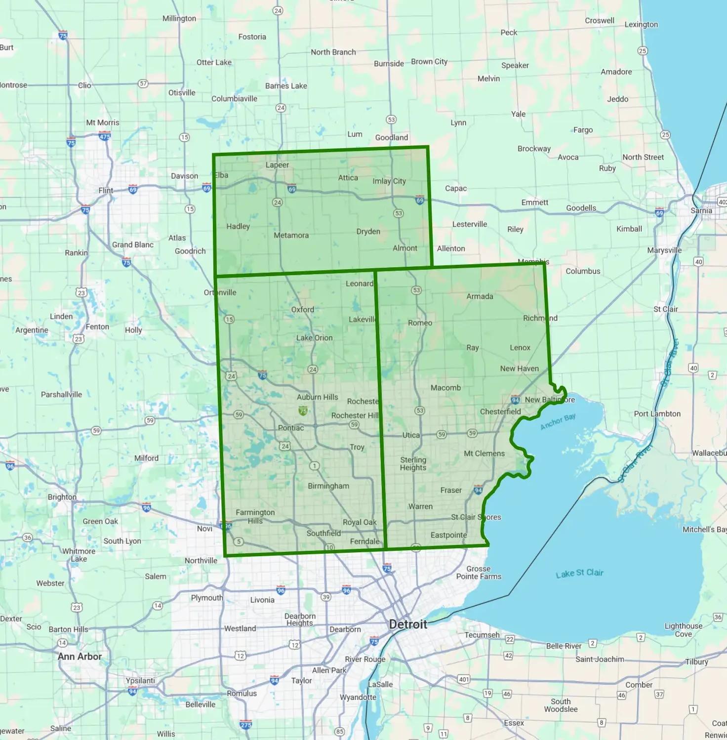 EMS Disposal Service Area